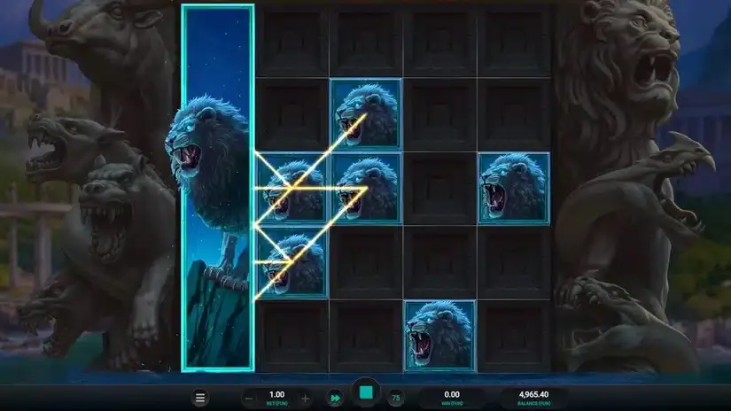 Hercules Unleashed Dream Drop slot screenshot 5