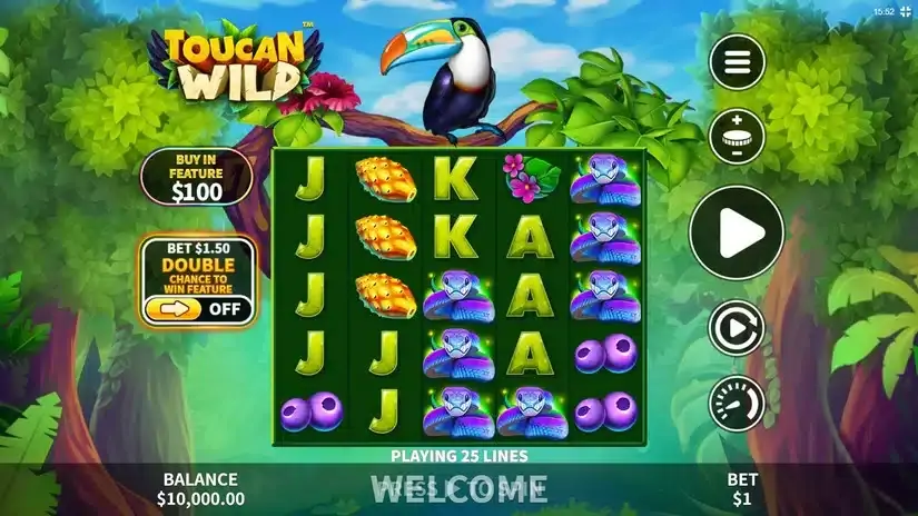 Toucan Wild slot screenshot 1