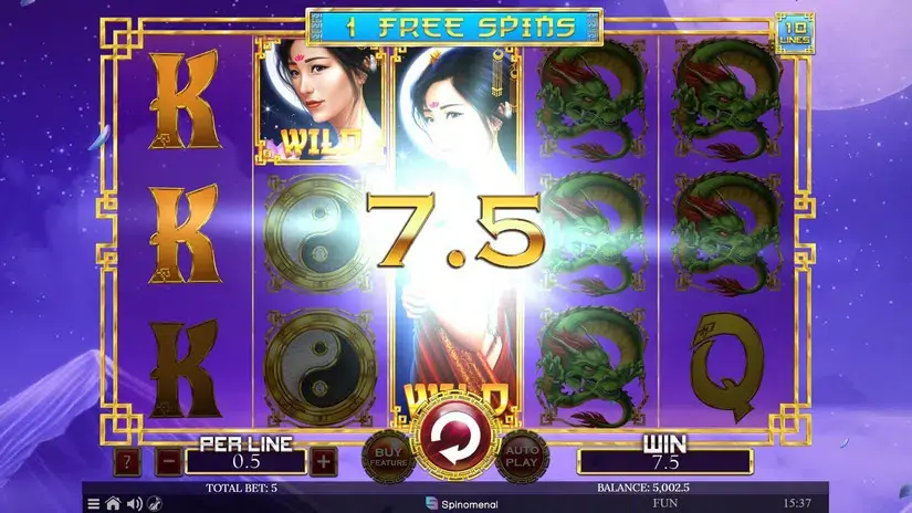 Goddess Of Lotus 10 Lines slot screenshot 5