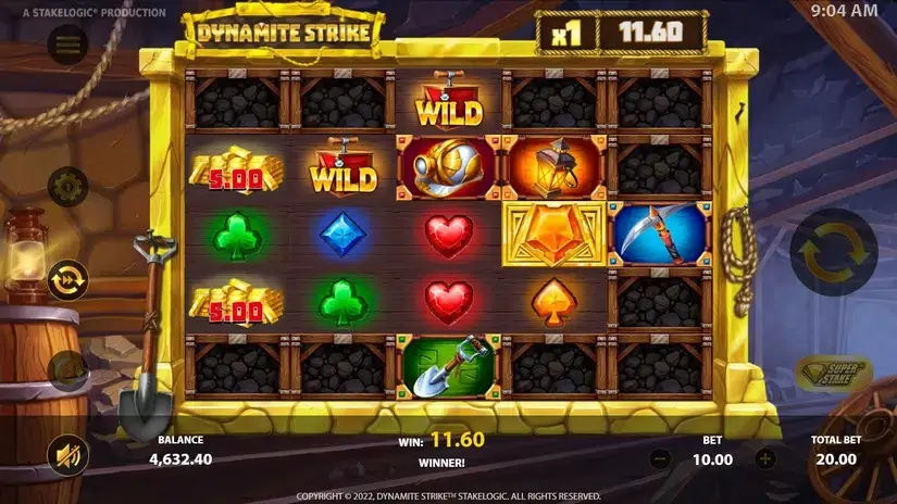 Dynamite Strike slot screenshot 4