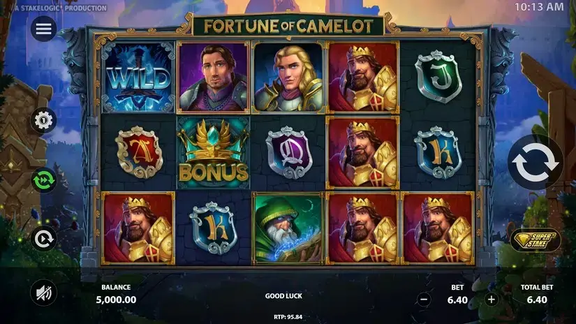 Fortune Of Camelot slot screenshot 1