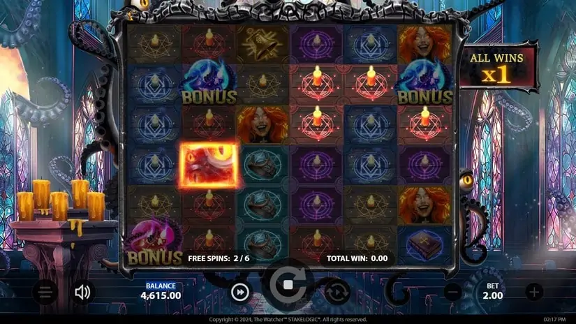 The Watcher slot screenshot 5