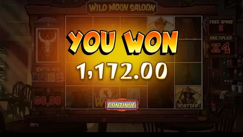 Wild Moon Saloon slot screenshot 10