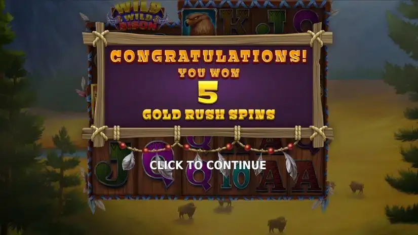 Wild Wild Bison slot screenshot 3
