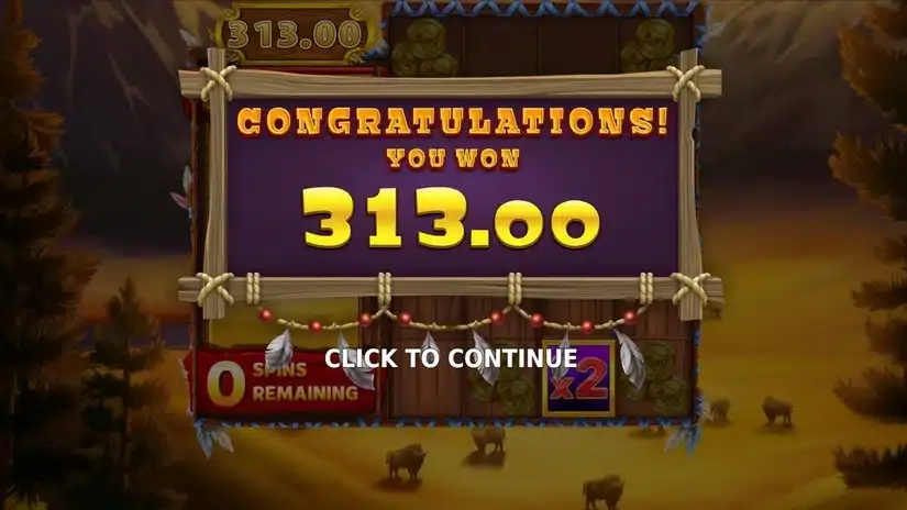 Wild Wild Bison slot screenshot 6