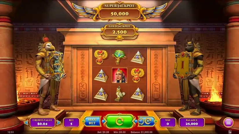 Cleopatra’s Diary slot screenshot 1