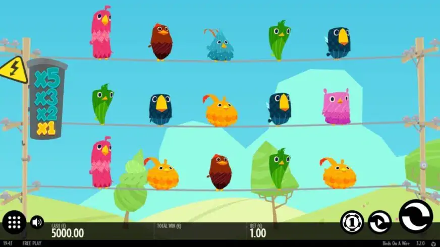 Birds On A Wire slot screenshot 1