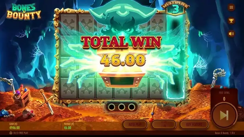 Bones & Bounty slot screenshot 6