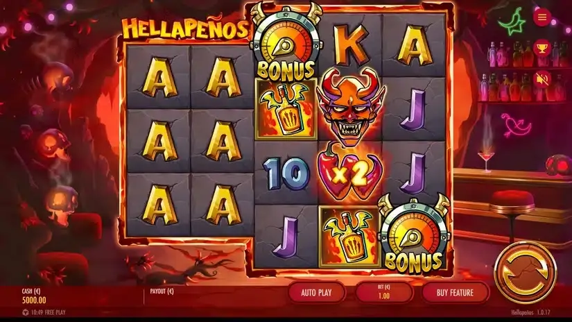 Hellapeños slot screenshot 1