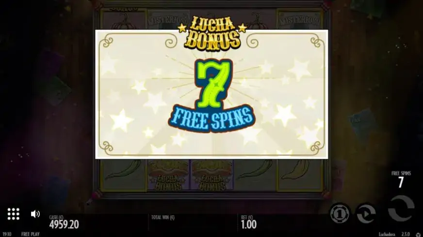Luchadora slot screenshot 3