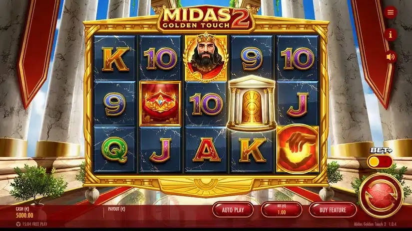 Midas Golden Touch 2 slot screenshot 1