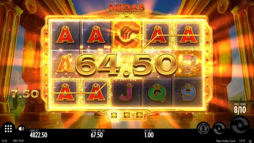 Midas Golden Touch slot screenshot 6