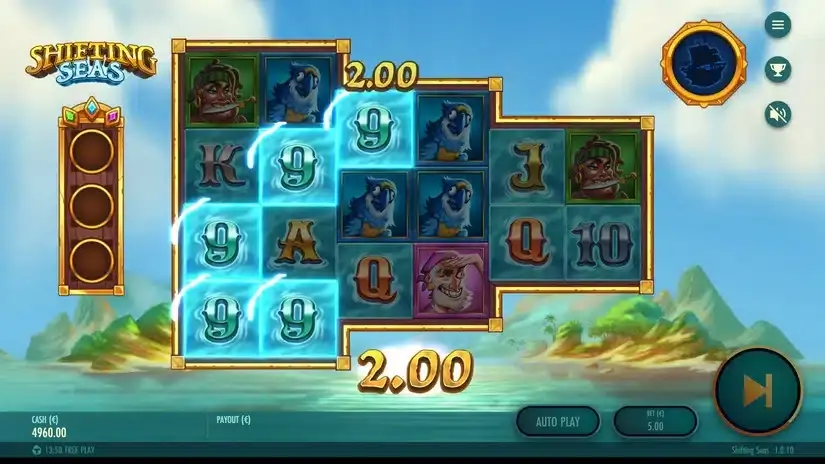 Shifting Seas slot screenshot 2