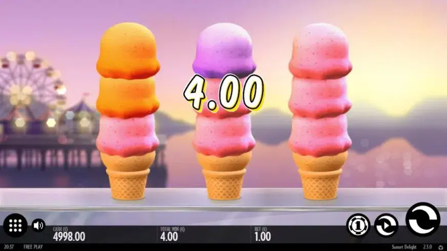 Sunset Delight slot screenshot 2