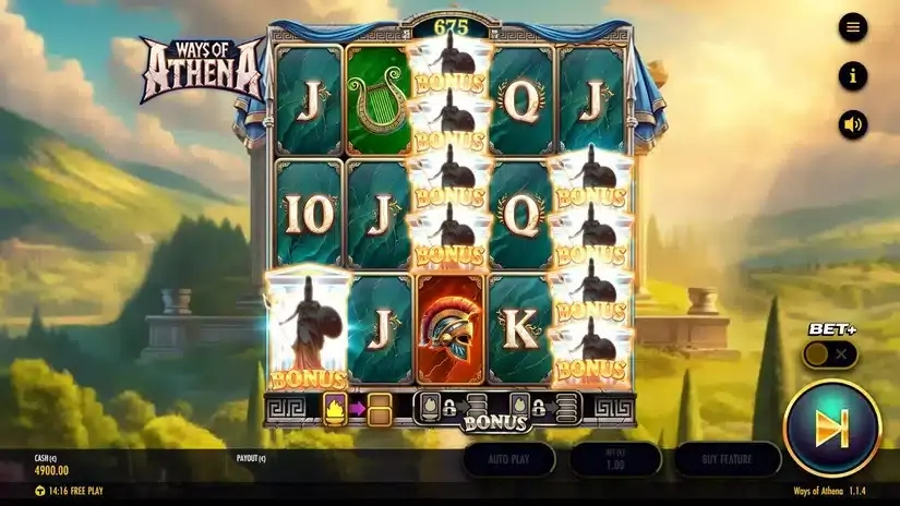 Ways of Athena slot screenshot 1