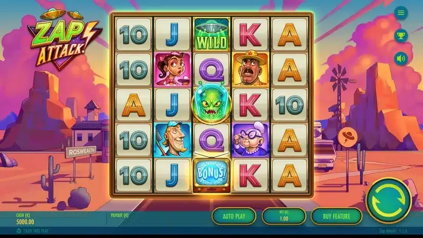 Zap Attack slot screenshot 1