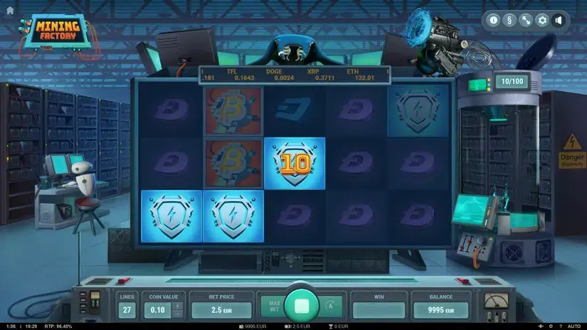 Mining Factory slot screenshot 2