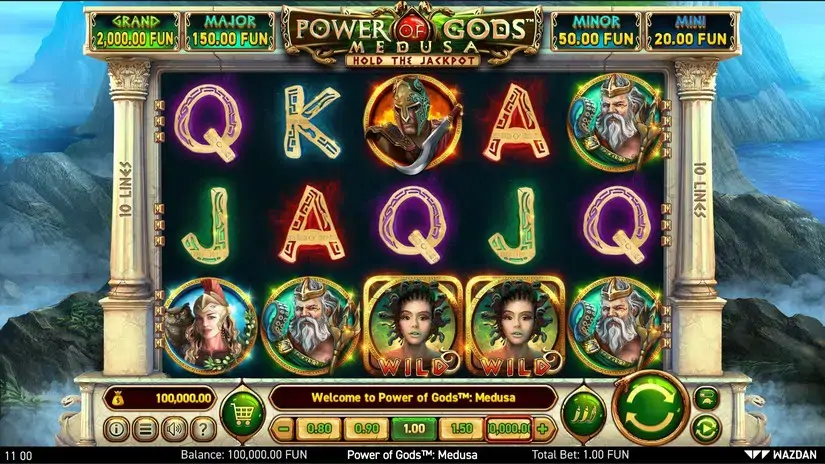 Power of Gods™: Medusa slot screenshot 1