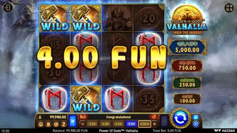 Power of Gods™: Valhalla slot screenshot 2