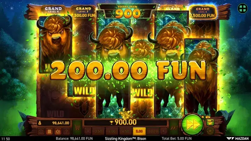 Sizzling Kingdom™: Bison slot screenshot 10